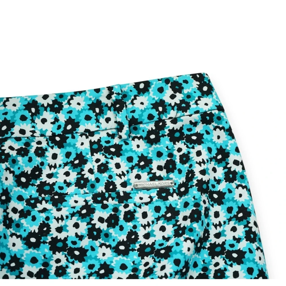 NWOT Michael Kors Women's Size 12 Floral Pants ~ Zip Closure